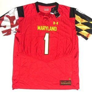 Under Armour Maryland Terrapins Mens Sz XL Jersey